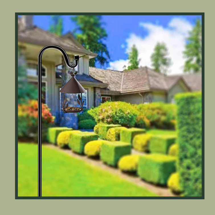 NKJUNEER Plant Hanger Bird Feeder Pole Wayfair